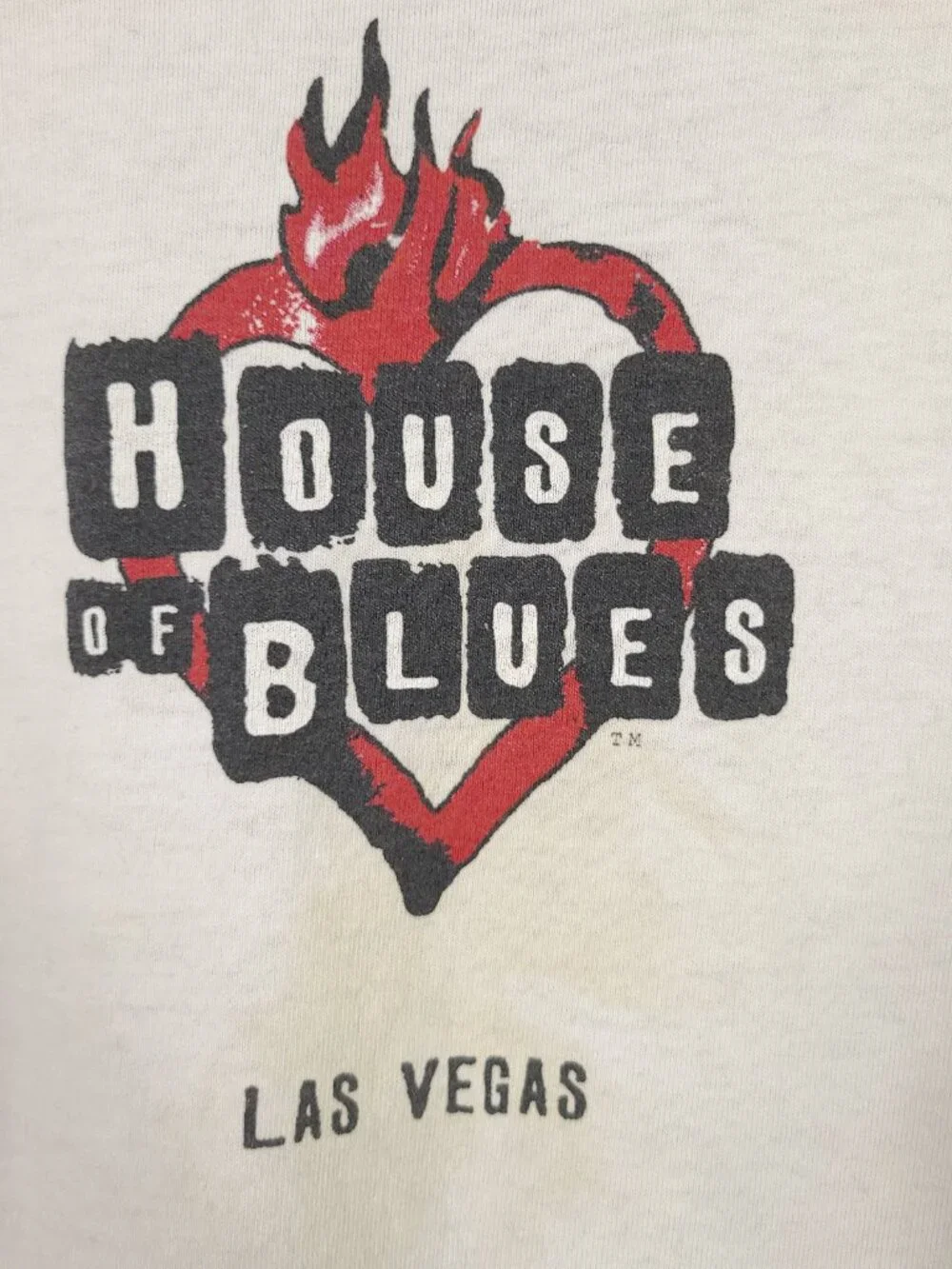 House of Blues Las Vegas Vintage Crew Neck Tee - Picture 3 of 9